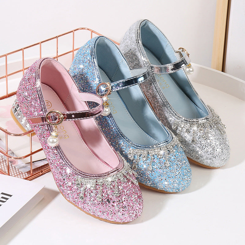 Damen Glitzernde und schicke Ballerinas EB