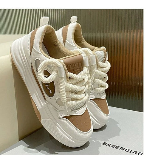 Damen trendige Sneaker mit auffälligem Design und bequemer Dämpfung EB
