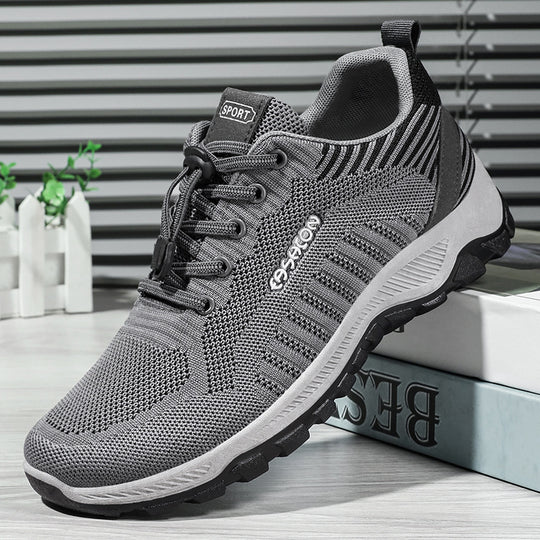 Damen Sportliche Mesh-Laufschuhe mit elastischem Schnürsystem EB