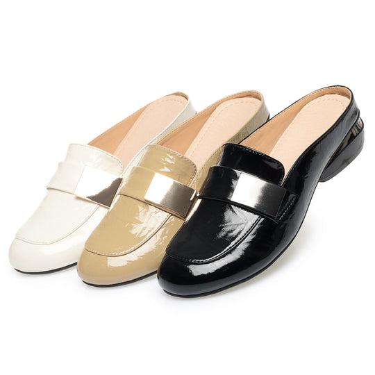 Damen Pantolette mit elegantem Schnallen-Detail und moderner Sohle EB
