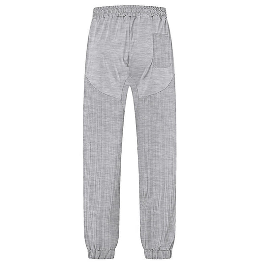 Damen sportliche Jogginghose mit elastischem Bund und strukturiertem Design EB