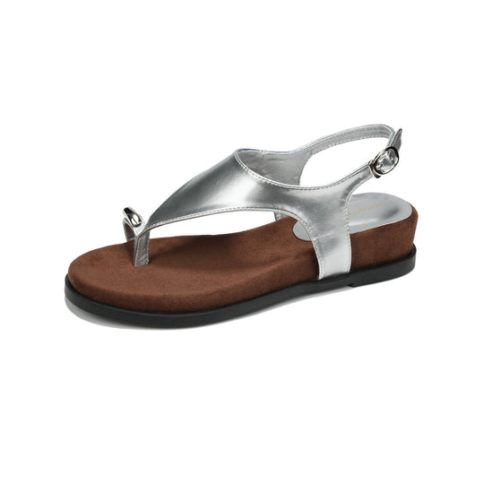 Damen Sandalen mit elegantem Riemendesign und komfortabler Fußbettgestaltung EB