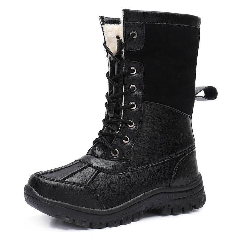 Damen Gefütterte Winterstiefel mit rutschfester Sohle und isolierendem Innenfutter EB
