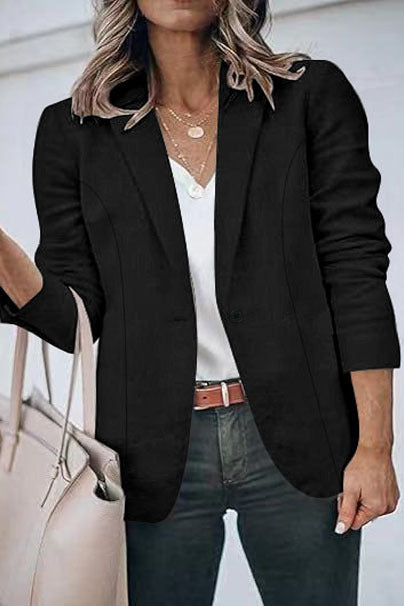 Damen Blazerjacke mit elegantem Schnitt und vielseitigen Stylingmöglichkeiten EB