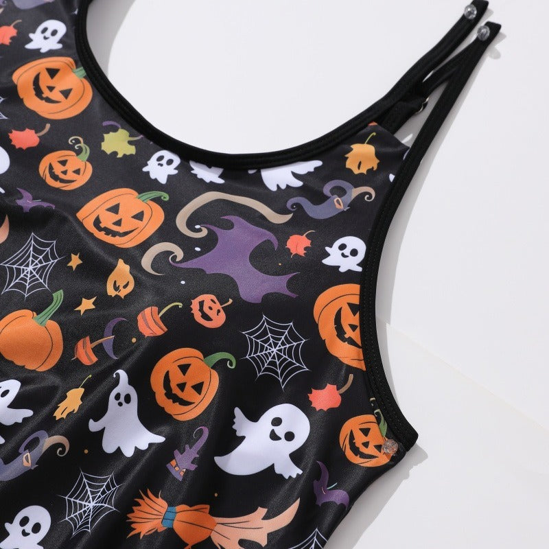 Damen Halloween-Motiv Badeset EB