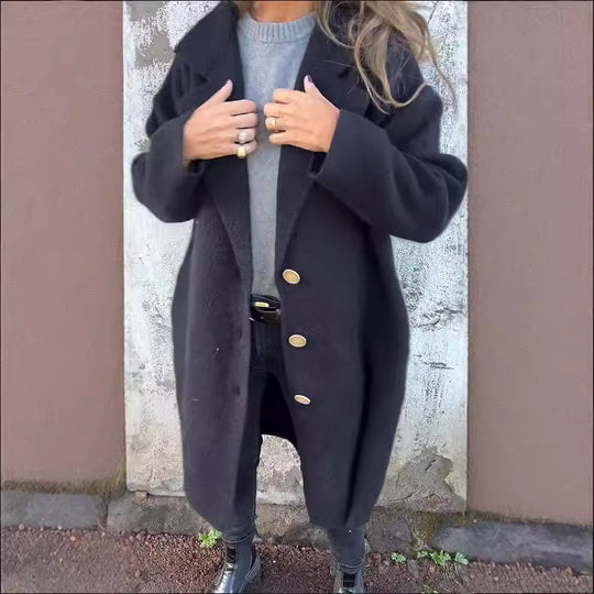 Femme Cozy Oversized Wollmischung Mantel EB