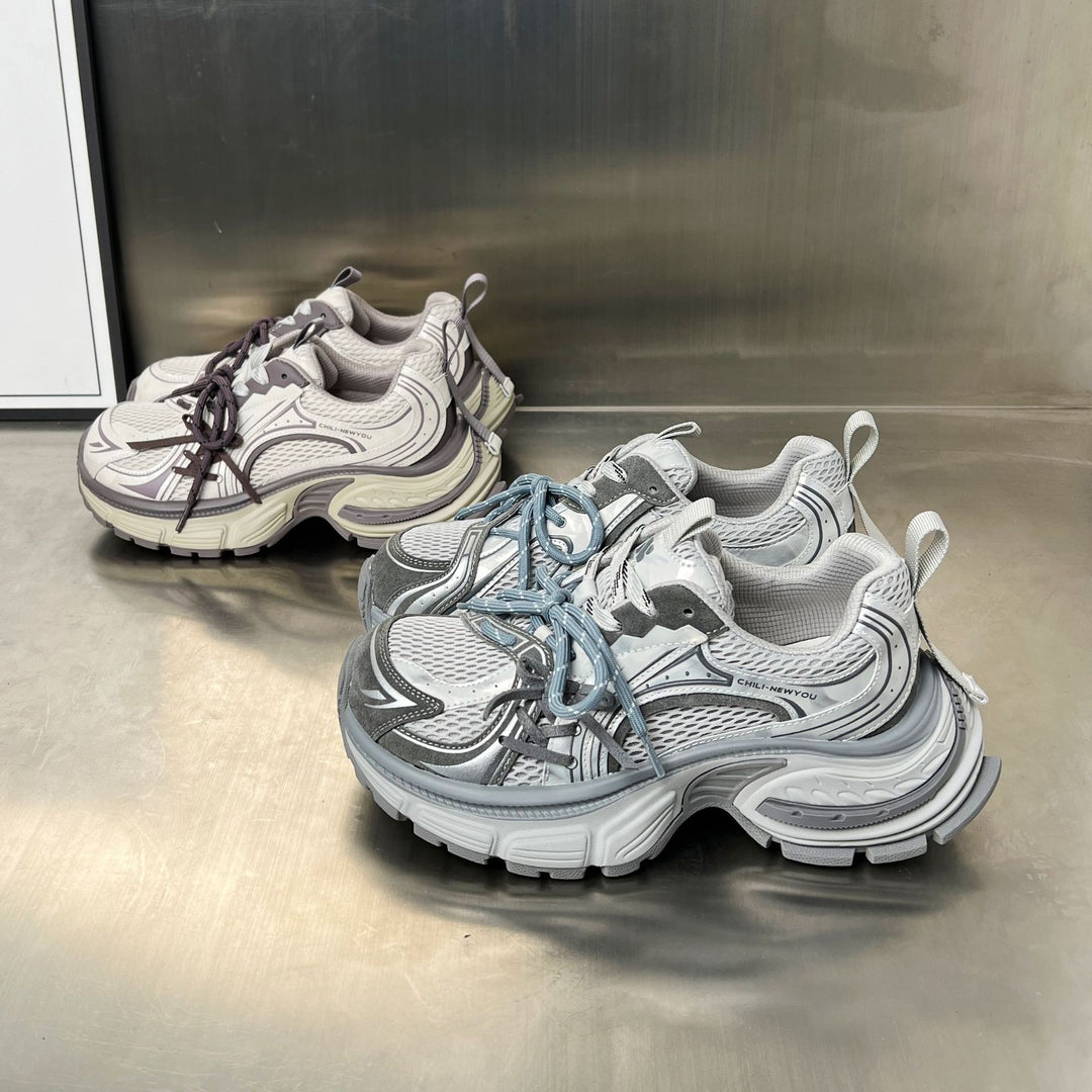 Damen Lauf- und Fitness-Sneakers mit atmungsaktivem Mesh und dämpfendem Fußbett EB