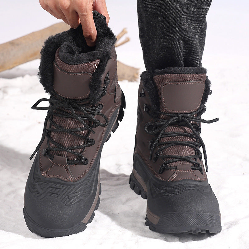 Damen Winter-Wanderschuhe mit isolierendem Fleece-Futter und rutschfester Sohle EB