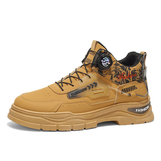 Herren Sportliche High-Top Sneakers mit innovativer Schnellschnürung EB