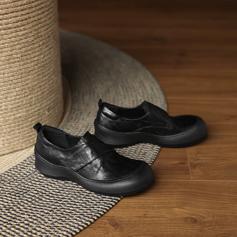 Damen Komfortable Slipper mit seitlichem Gummizug und atmungsaktiver Sohle EB