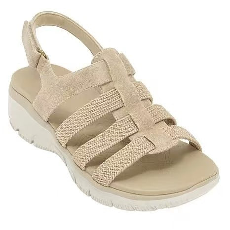 Damen Sportliche und bequeme Sandalen mit verstellbaren Riemen EB