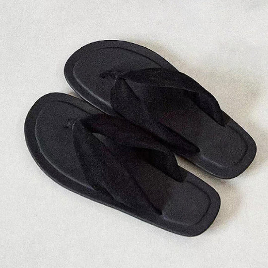 Damen Zehentrenner-Sandalen mit ergonomischem Fußbett und rutschfester Sohle EB