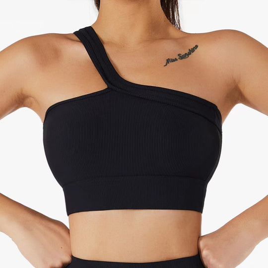 Damen Sportlicher Bustier mit asymmetrischem Schnitt EB