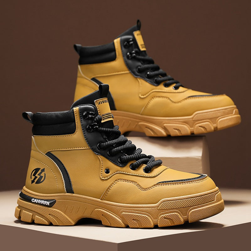 Damen Sportliche High-Top Sneakers mit rutschfester Sohle und trendigem Design EB
