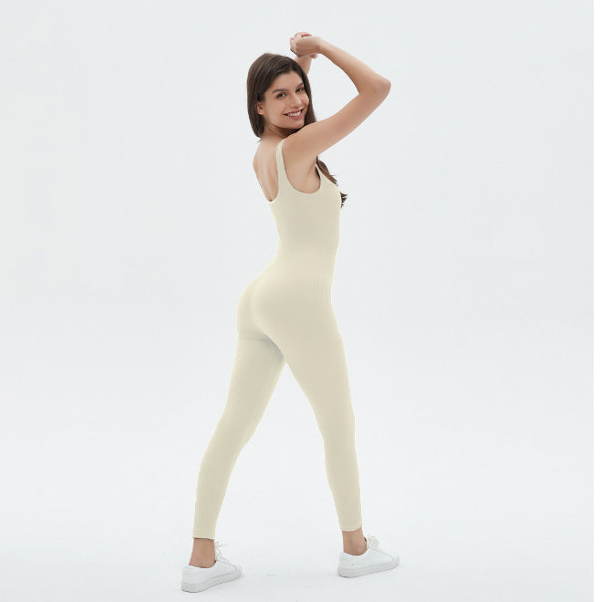 Damen figurbetontes Jumpsuit mit Spaghettiträgern EB