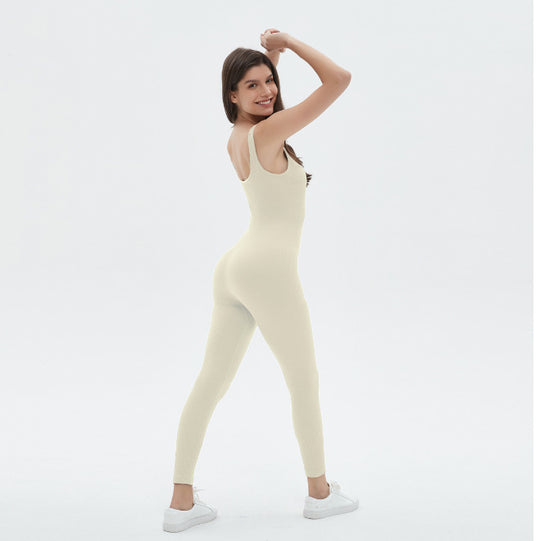 Damen figurbetontes Jumpsuit mit Spaghettiträgern EB