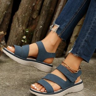 Damen Komfortable Sandalen mit ergonomischem Fußbett EB