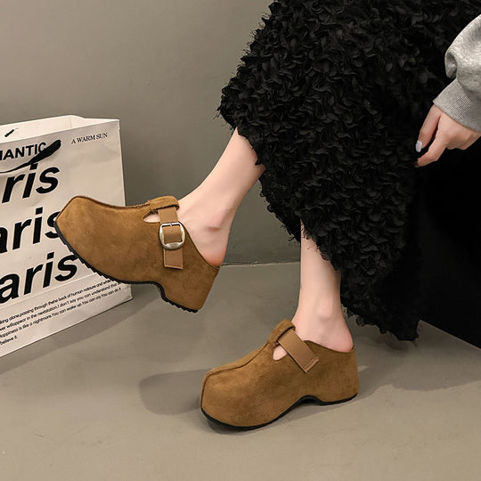 Damen Komfort Clogs mit modischem Riemen und ergonomischem Fußbett EB