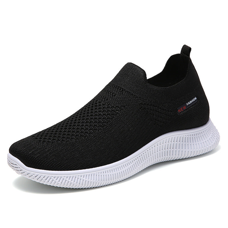 Damen Slip-On Freizeitschuhe mit atmungsaktivem Obermaterial und rutschfester Sohle EB