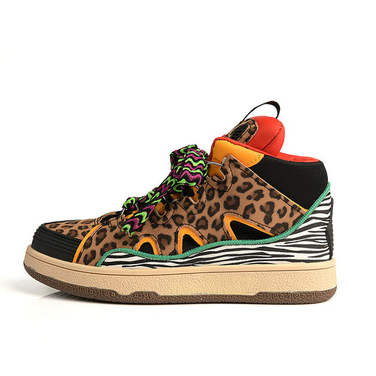 Damen Sportliche High-Top Sneakers mit elastischem Schnürsystem EB