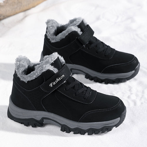 Damen Trekking-Sneaker mit isoliertem Innenfutter und rutschfester Sohle EB