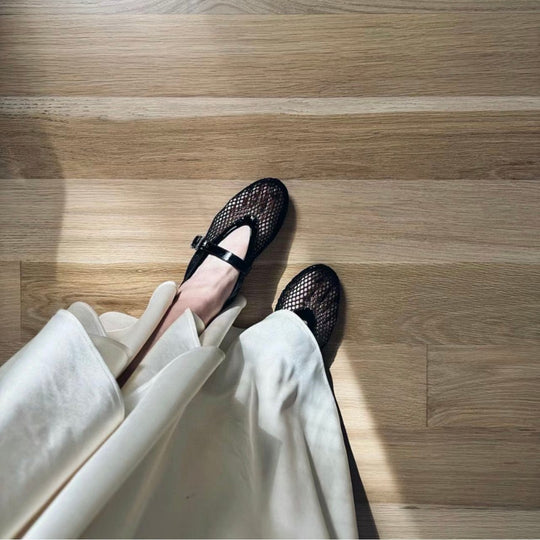 Damen Atmungsaktive Ballerinas mit Vintage-Design EB