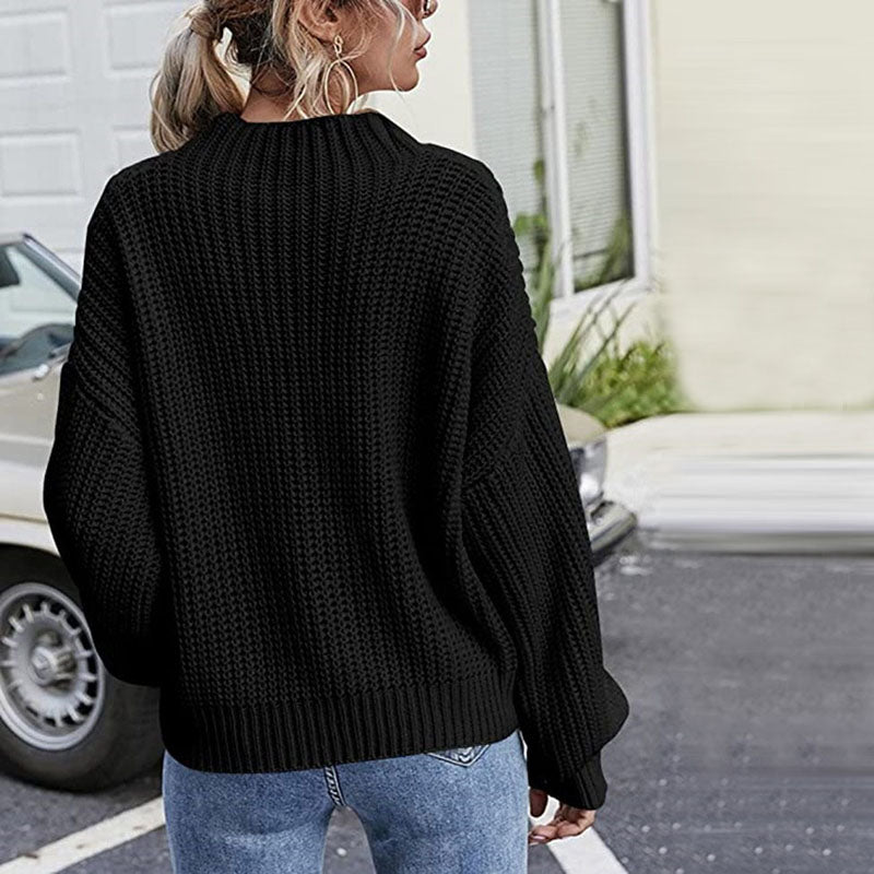 EB | Kabelstrickpullover Acryl Komfortabel, Klassisch