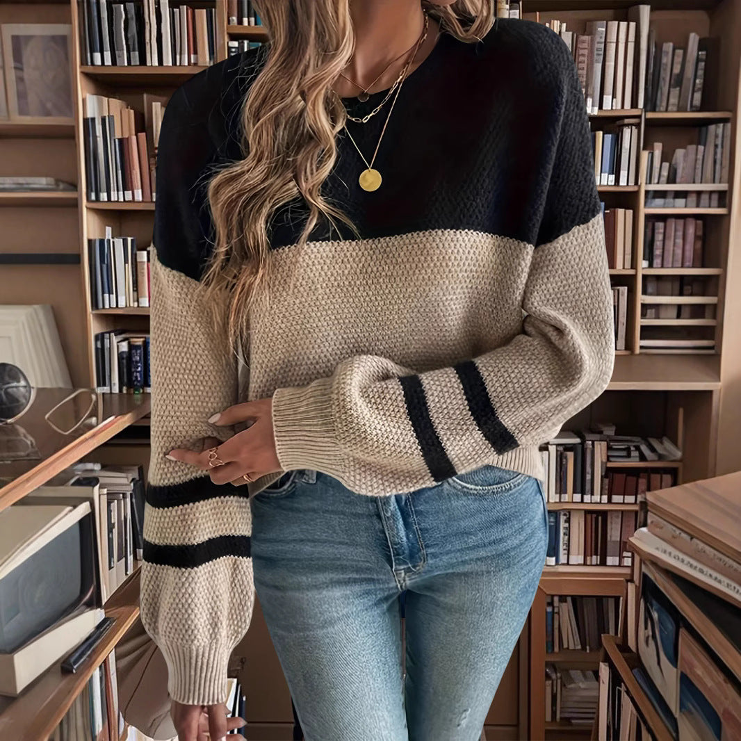 Damen hochwertiger, gestrickter Pullover EB