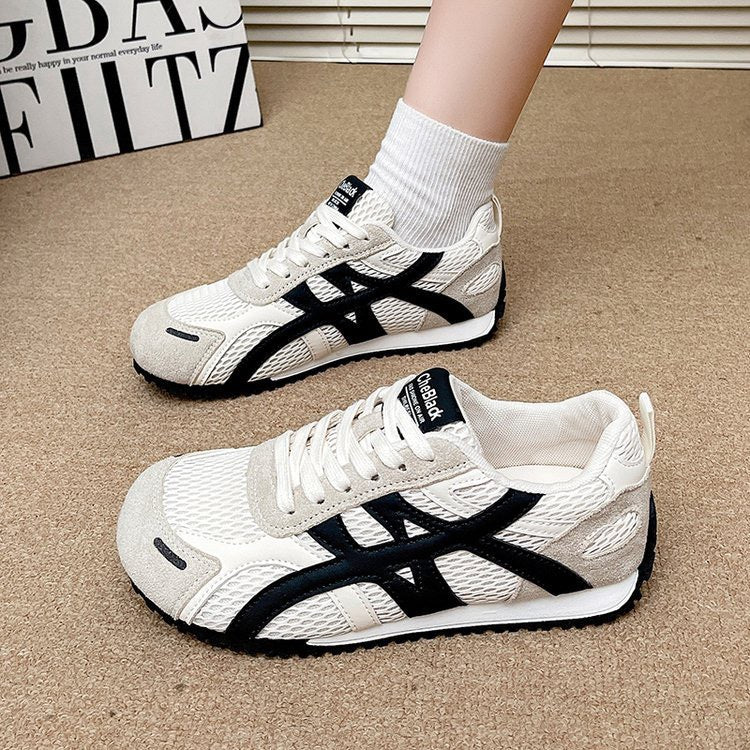 Damen Sportliche Lightweight Sneakers mit atmungsaktivem Obermaterial und rutschfester Sohle EB