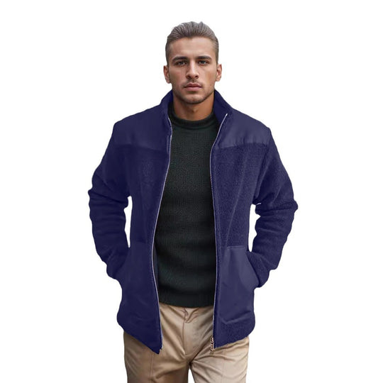 Herren Fleecejacke mit hochwertigem Innenfutter und praktischen Reißverschlusstaschen EB