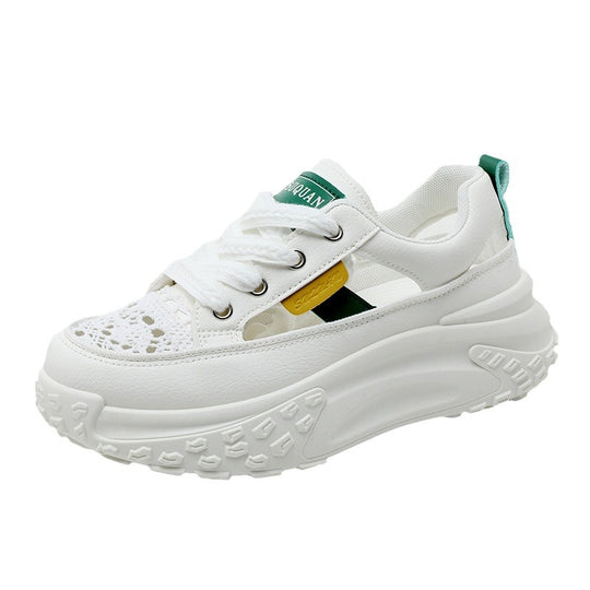 Damen Sneaker mit atmungsaktiven Einsätzen und innovativer Laufsohle EB