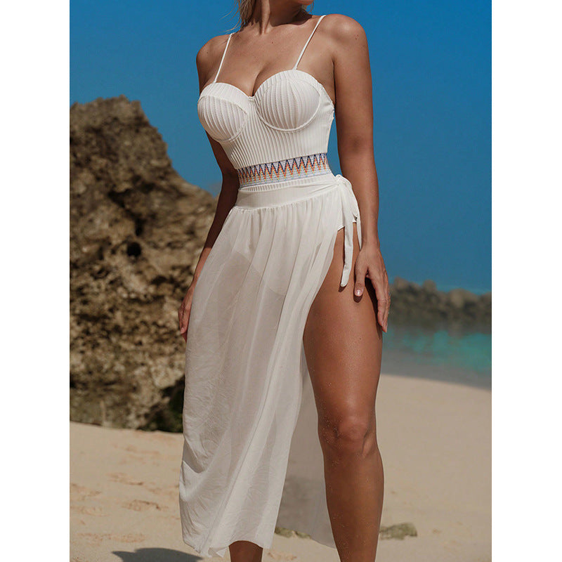 Damen Hochwertiger Vintage Badeanzug EB