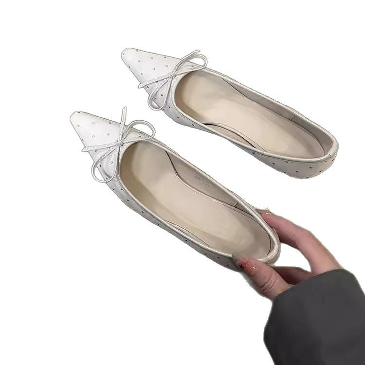 Damen elegante Pumps mit zierlichem Schnürdetail EB