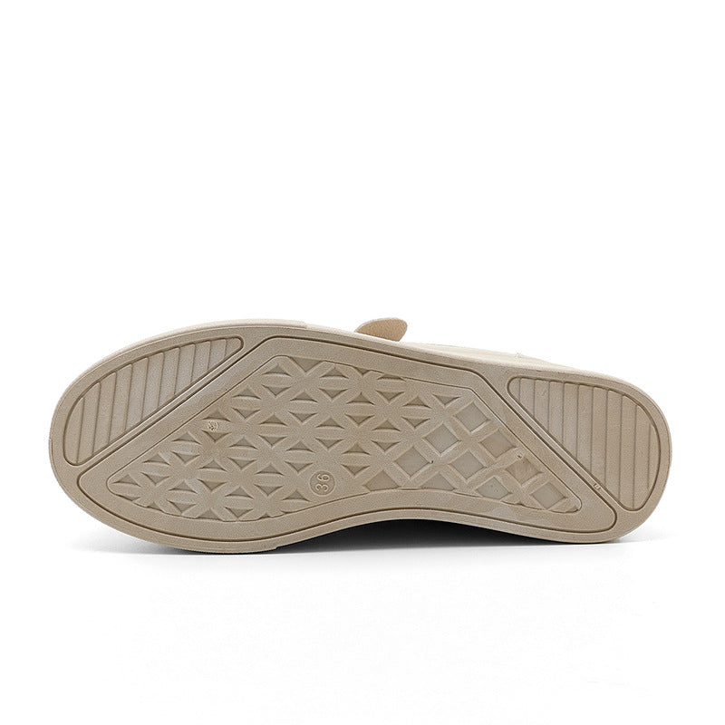 Damen Plateau-Sneaker mit atmungsaktiver Oberflächenstruktur und rutschfester Laufsohle EB