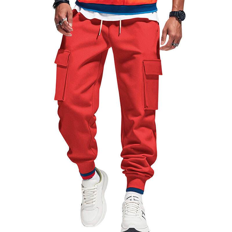 Herren Cargo-Jogginghose mit praktischen Seitentaschen und elastischem Bund EB