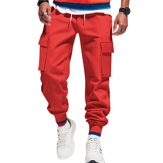 Herren Cargo-Jogginghose mit praktischen Seitentaschen und elastischem Bund EB