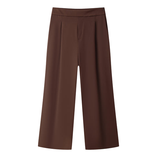 Damen Weite Hosen mit elegantem Schnitt und feinen Falten EB