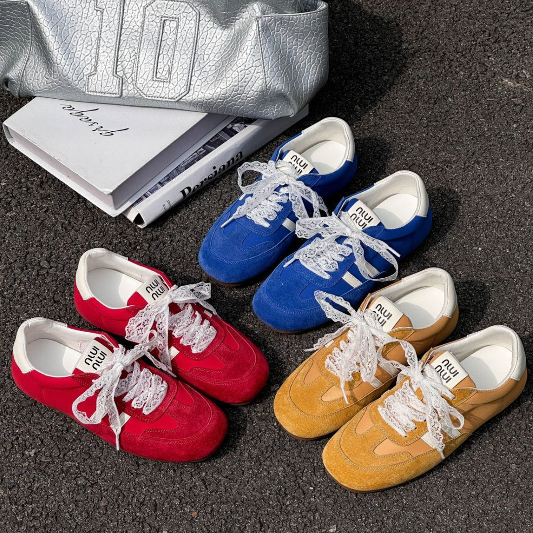 Damen Sportliche Sneakers mit atmungsaktivem Obermaterial von EB