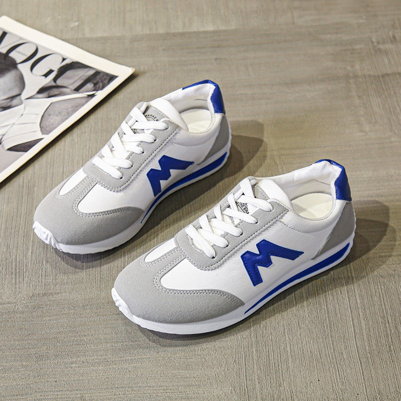Damen  leichte Retro-Sneaker mit gepolstertem Komfortfußbett, atmungsaktivem Obermaterial und profilierter Laufsohle EB