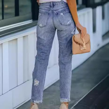 Damen destroyed Boyfriend Jeans EB