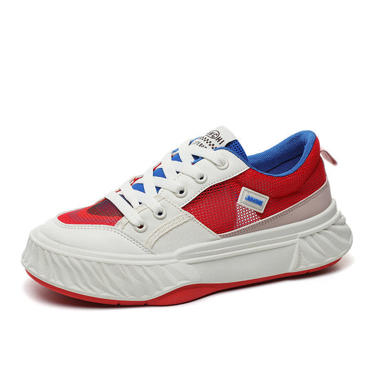 Damen Sportliche Sneaker mit atmungsaktiver Mesh-Oberfläche und farbenfrohem Design EB