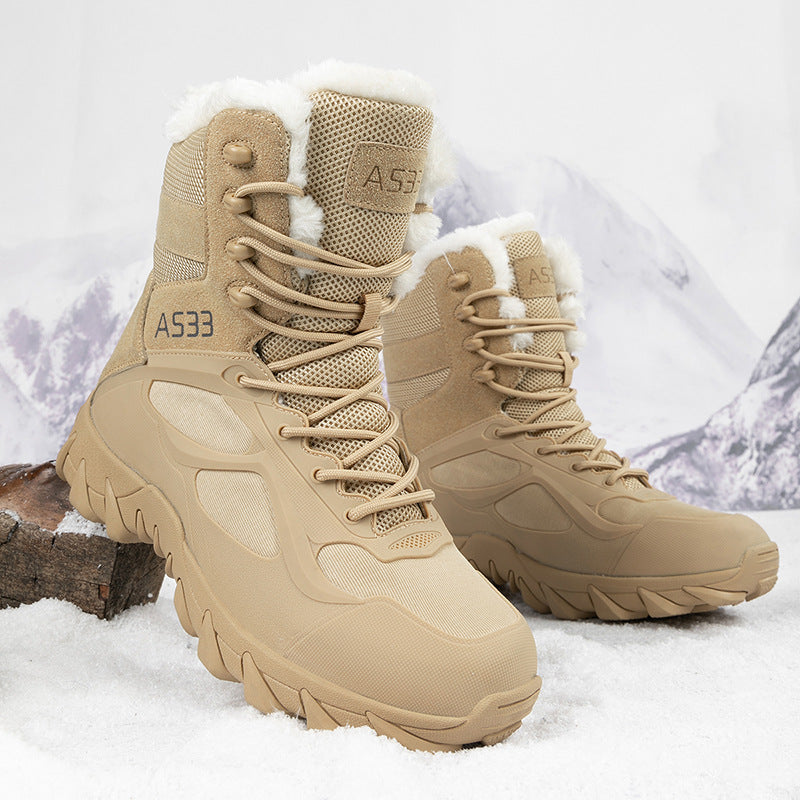 Herren Wasserdichte Winterstiefel mit isolierender Fütterung und rutschfester Sohle EB