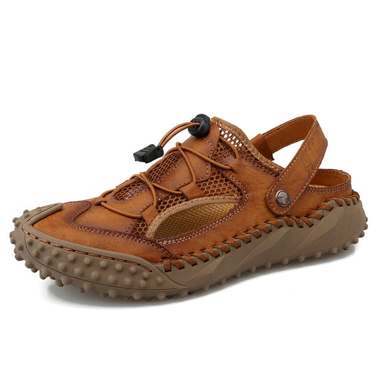 Herren Atmungsaktive Outdoor-Sandalen mit rutschfester Sohle und elastischem Verschlusssystem EB