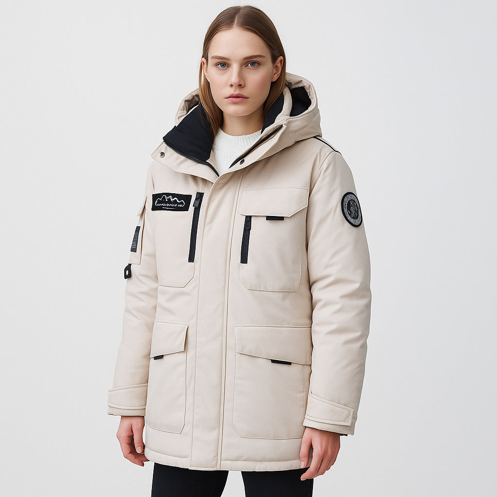 Damen Winterparka mit praktischen Taschen und verstellbarem Kapuzensystem EB