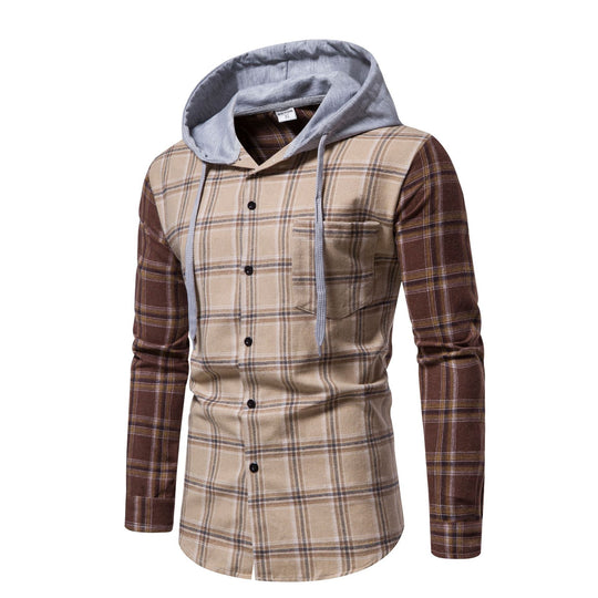 Herren Schultertunika mit integriertem Kapuzendesign EB