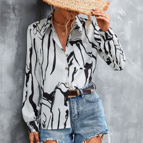 Damen Hemd im extravaganten Paisley-Design EB