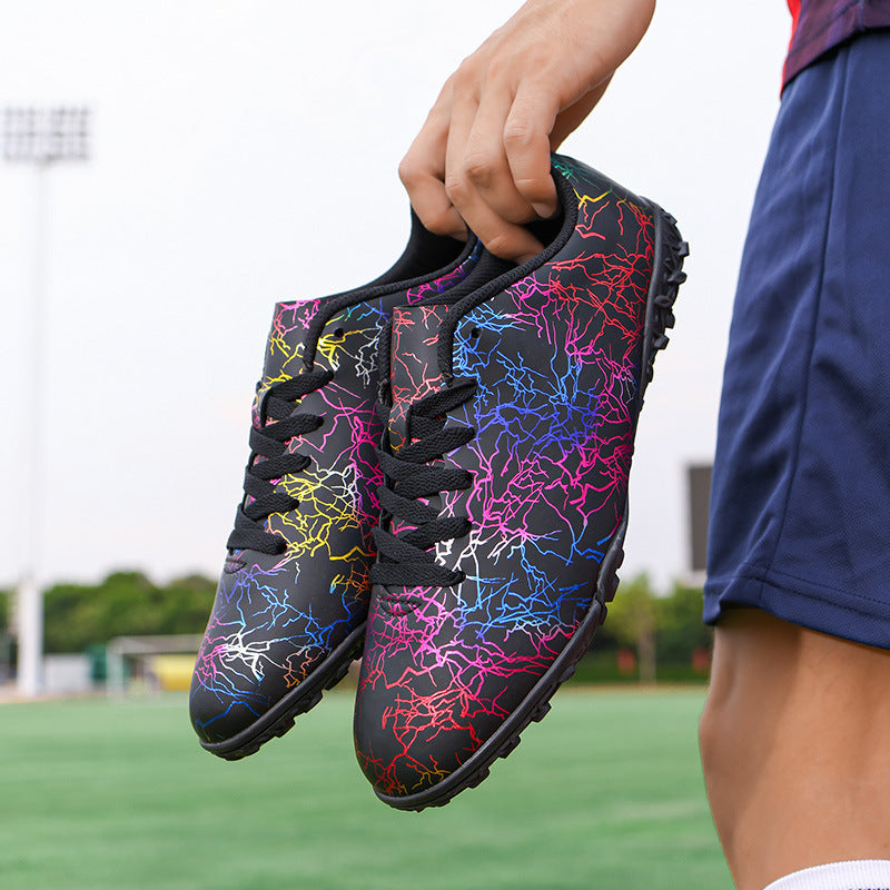Damen Sportliche Fußballschuhe mit rutschfester Sohle und atmungsaktivem Obermaterial EB