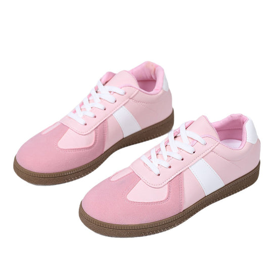 Damen modische Freizeitsneaker mit atmungsaktiver Oberflächenstruktur EB