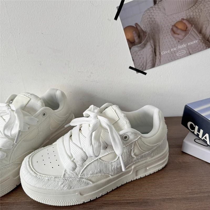 Damen Sneakers mit texturiertem Obermaterial und dämpfender Sohle EB