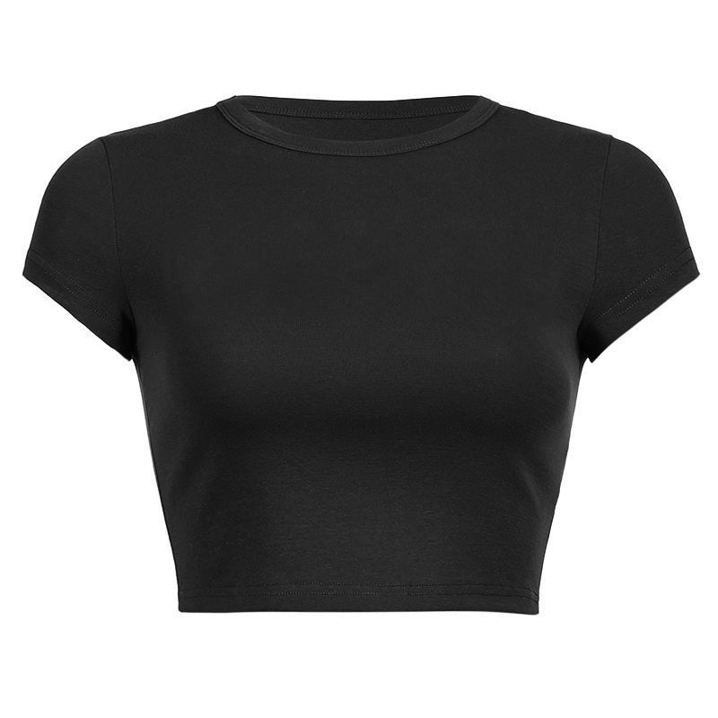 Damen Figurbetontes Crop-Top EB